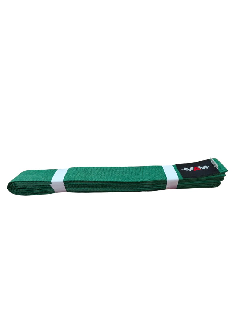 MAM Karate Judo or Taekwondo Large Belt Green - Image 2