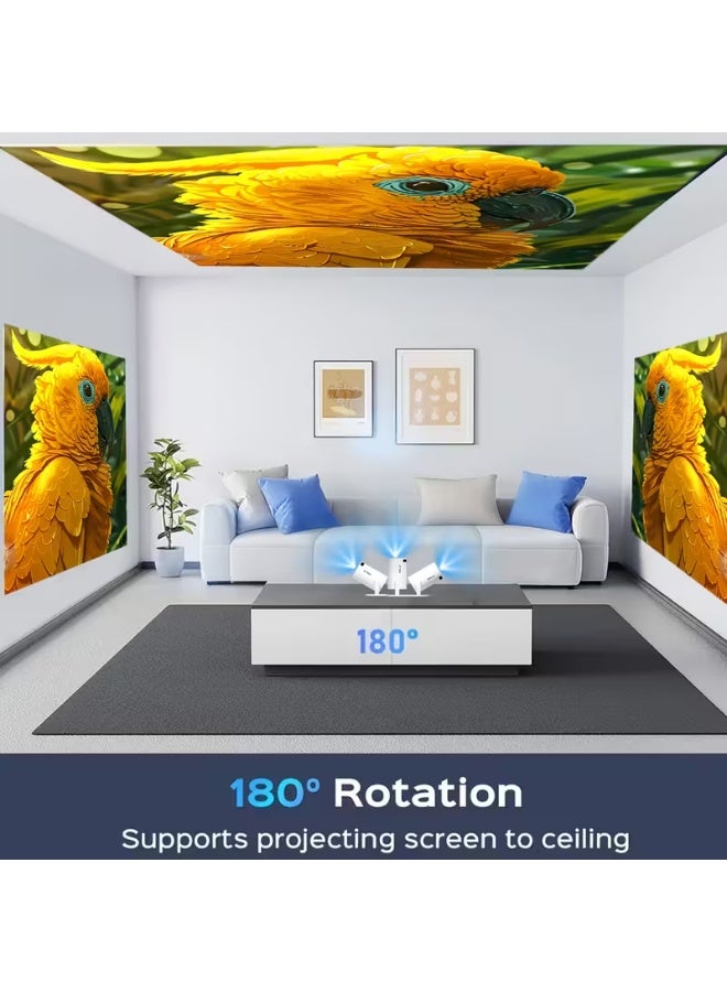 A new smart projector with a remote control, featuring the latest features for indoor and outdoor use as a TV for parties and gifts. - Image 5