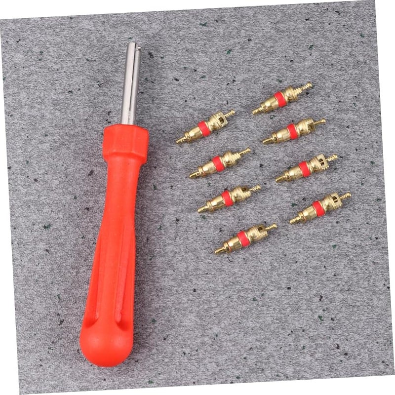 101 قطعة مجموعة أدوات صمام الإطارات للسيارة الدراجة النارية الدراجة الهوائية وجع متين التثبيت السريع - Image 5