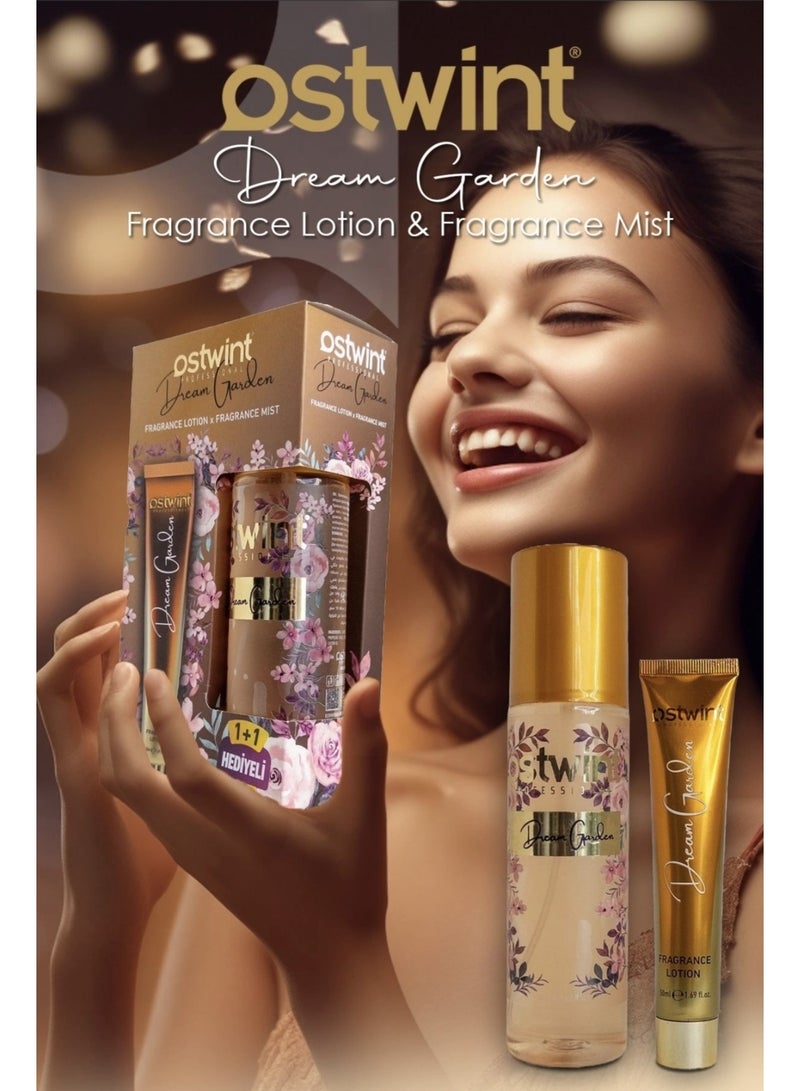 أوستوينت معطر جسم مع لوشن برائحة حديقة الاحلام 250 مل منتج تركي - Image 4