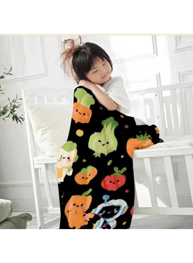 general Baby and children's cartoon flannel thin blanket (warm and comfortable, suitable for sleep, game use) 70cm*100cm - 545 - Image 2