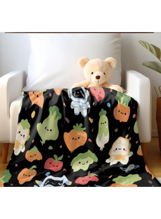 general Baby and children's cartoon flannel thin blanket (warm and comfortable, suitable for sleep, game use) 70cm*100cm - 545 - Image 4
