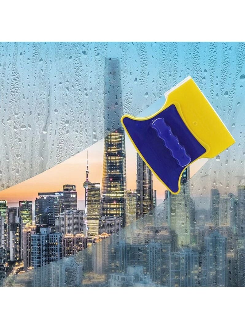 DubaiGallery Magnet Glass Cleaner Double Side Magnetic Window Cleaner Glass Wiper Useful Surface Brush High Efficiency Cleaning Tools  - Image 1