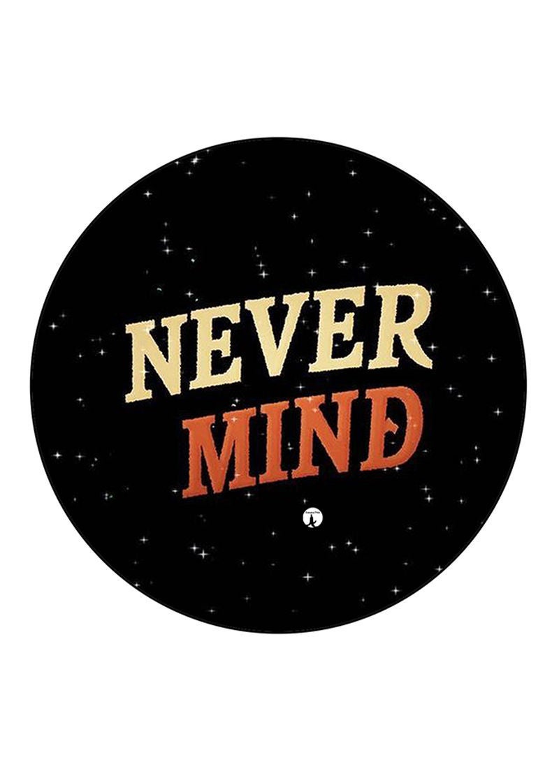 RKN English Phrases Printed Mouse Pad  Multicolour