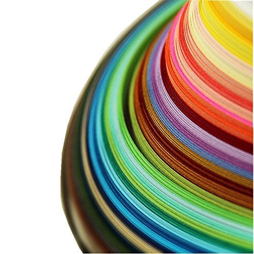 IMISNO Paper Quilling Strips Set 1040 Strips 26 Colors (3/5/7/10mmx38cm,Pack of 4 Sets) - Image 1