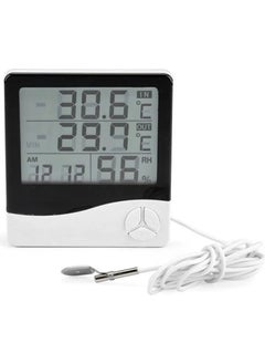 Techmaster 2 Digital Thermometer Alarm Clock Outdoor Temperature Meter Humidity Meter  - Image 4