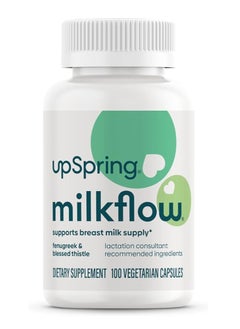 UpSpring Milkflow Fenugreek & Blessed Thistle 100 Capsules