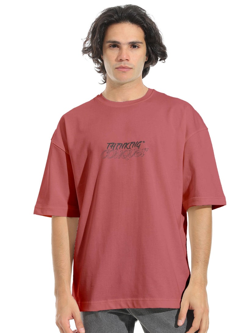 Thinking Conquer Oversize T-Shirt - Image 3