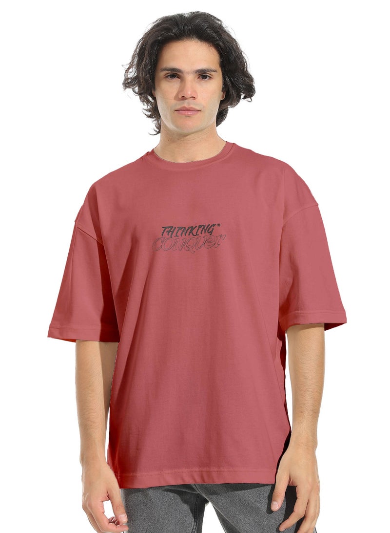 Thinking Conquer Oversize T-Shirt - Image 4