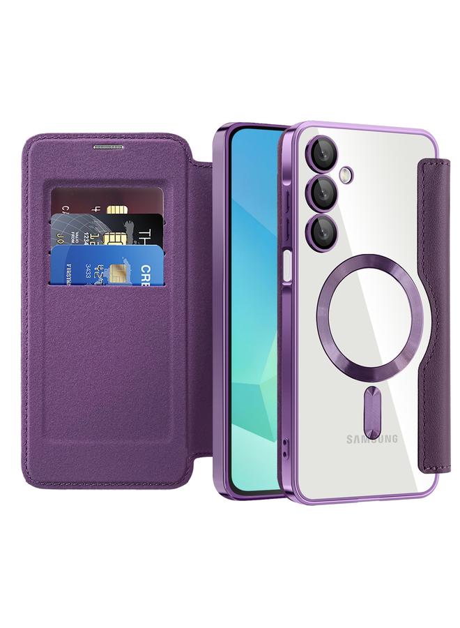 S-TOP Case For Samsung Galaxy A16 5G Shield MagSafe RFID Anti-theft Leather Phone Case - Image 2