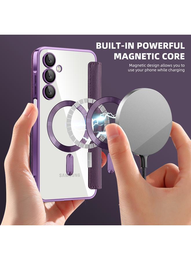 S-TOP Case For Samsung Galaxy A16 5G Shield MagSafe RFID Anti-theft Leather Phone Case - Image 4