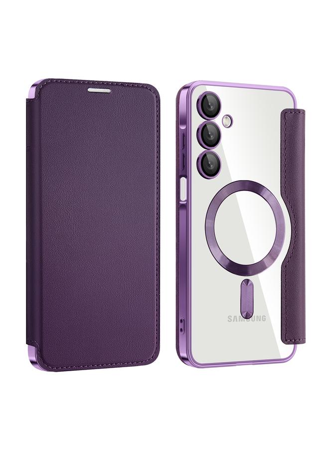 S-TOP Case For Samsung Galaxy A16 5G Shield MagSafe RFID Anti-theft Leather Phone Case - Image 1