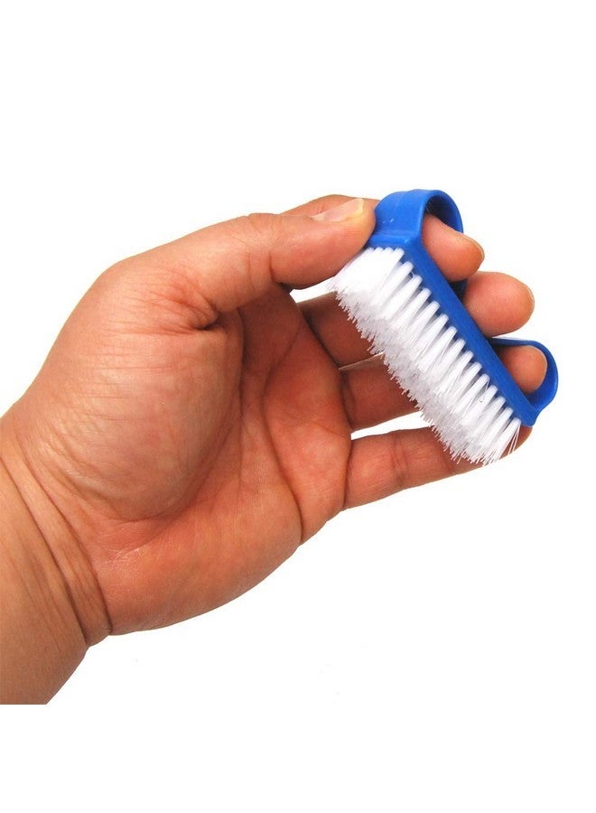 Luxxii (3 Pack) Color Handle Grip Nail Brush - Fingernail Scrub Cleaning Brushes Nail Hand Scrubbing Cleaning Brush. Color May Vary. - Image 3