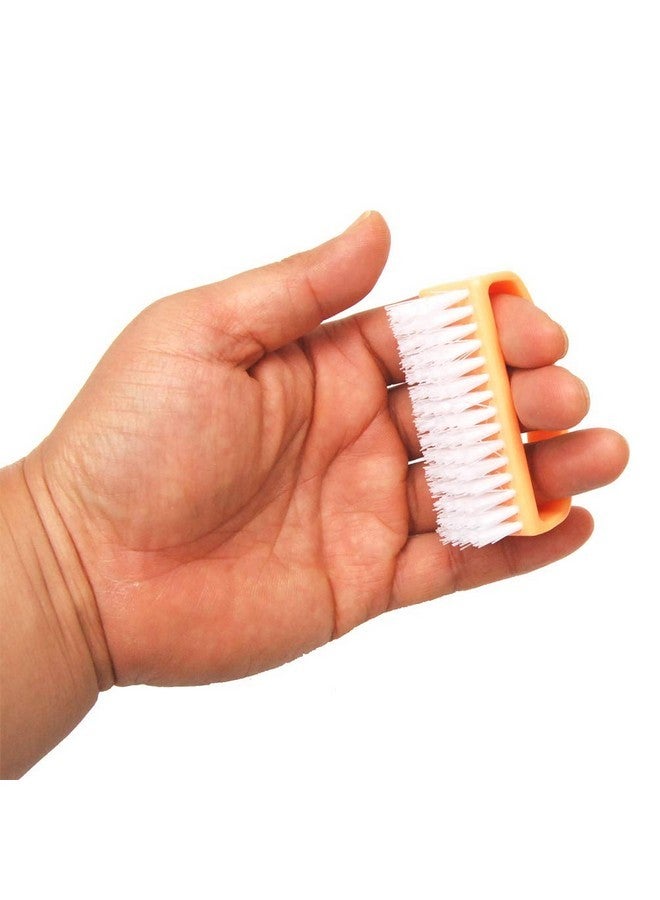 Luxxii (3 Pack) Color Handle Grip Nail Brush - Fingernail Scrub Cleaning Brushes Nail Hand Scrubbing Cleaning Brush. Color May Vary. - Image 5