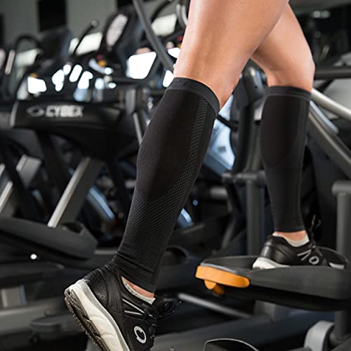 Copper Fit Calf Compression Sleeves, Black, Large/X-Large - Image 5