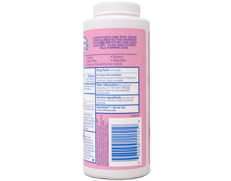 Caldesene Medicated Protecting Powder with Zinc Oxide & Cornstarch-Talc Free, 5 Ounce (5 Pack) - Image 3