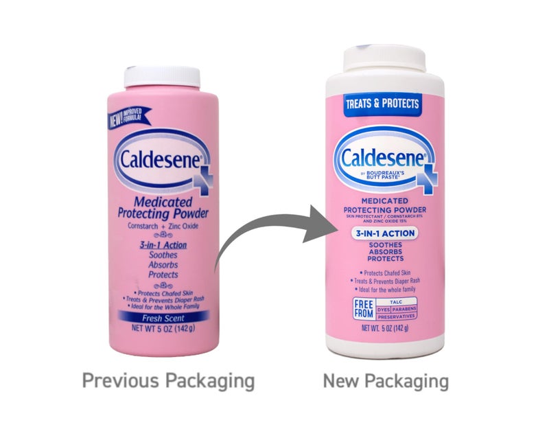 Caldesene Medicated Protecting Powder with Zinc Oxide & Cornstarch-Talc Free, 5 Ounce (5 Pack) - Image 5