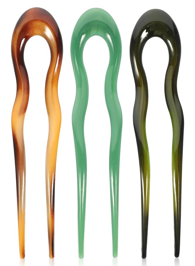 minkissy مشبك شعر مينكيسي، 3 دبابيس شعر فرنسية لتسريحة فرنسية، شوكات شعر بقشرة السلحفاة 2 سن، عصي شعر لتسريحة الكعكة، دبوس شعر لحفلات الزفاف، الحفلات والارتداء اليومي - Image 1