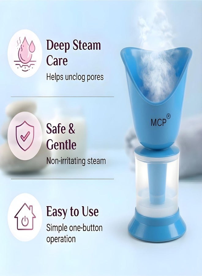 MCP Steam 3 in 1 Vaporizer,Steamer for cough and cold kids steam nose inhaler and facial vaporizer (Blue) - Image 3
