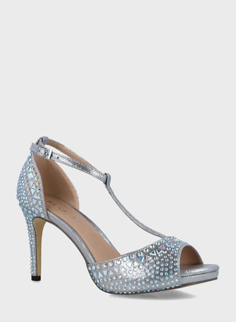 MENBUR Ankle Strap Sandals