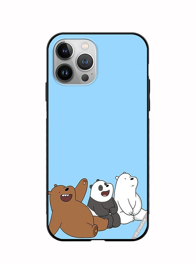 VR CREATIVE Protective Case Cover For Apple iPhone 11 Pro Max 3 Cute Teddy Design Multicolour - Image 1