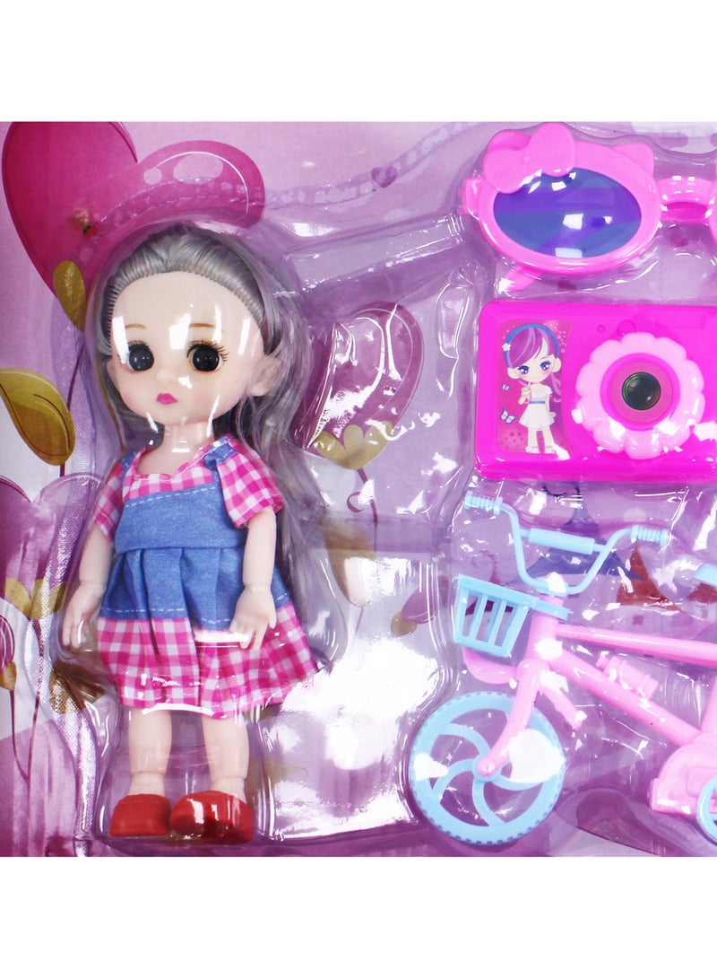 My Sparkle Girl Doll Set Toy is perfect for ages 3 and up With their glittering new friends kids can explore imagination and storytelling creative experiences with this enchanting toy - Image 1
