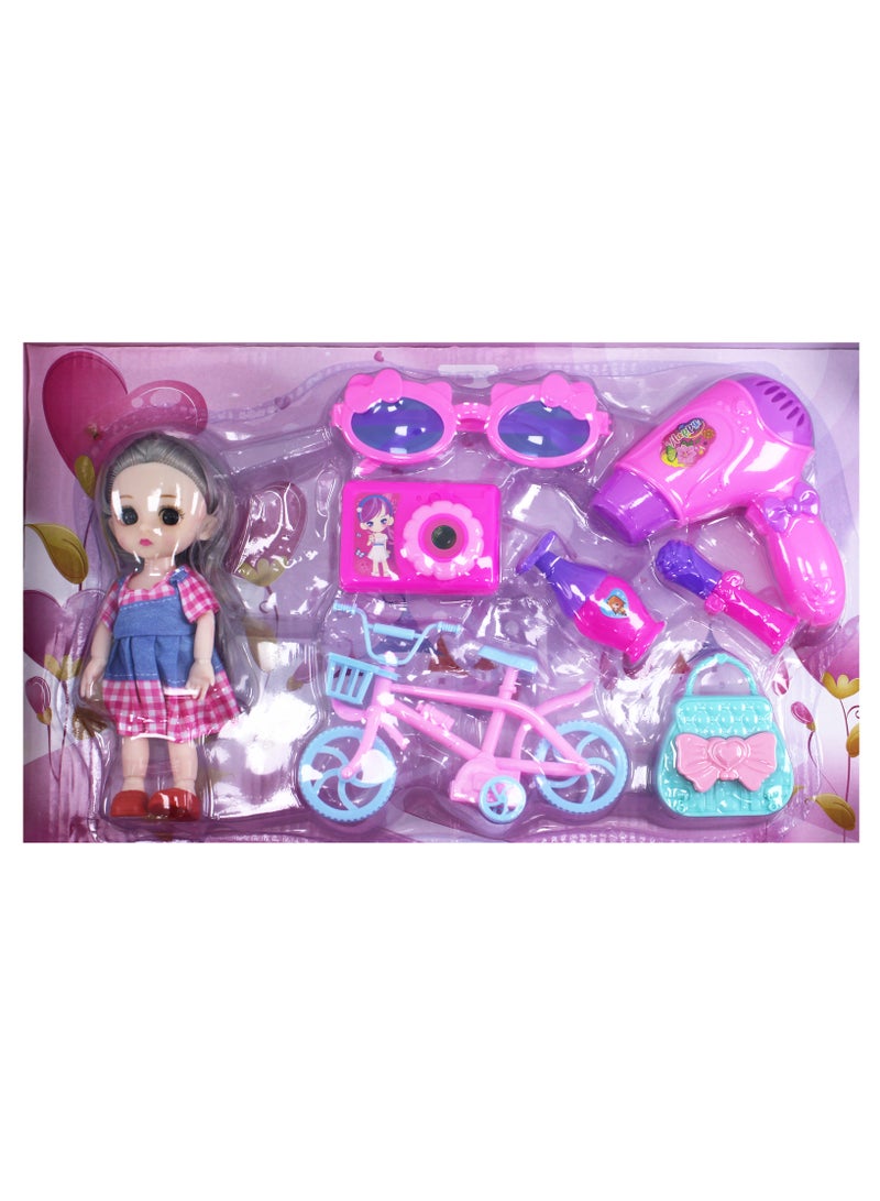 My Sparkle Girl Doll Set Toy is perfect for ages 3 and up With their glittering new friends kids can explore imagination and storytelling creative experiences with this enchanting toy - Image 2