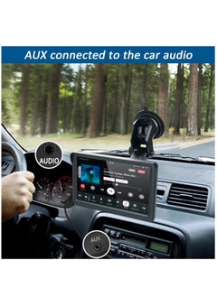 SWM Portable Car Audio with Wireless Apple Carplay and Android Auto Touch Screen Bluetooth Car Player  - Image 5