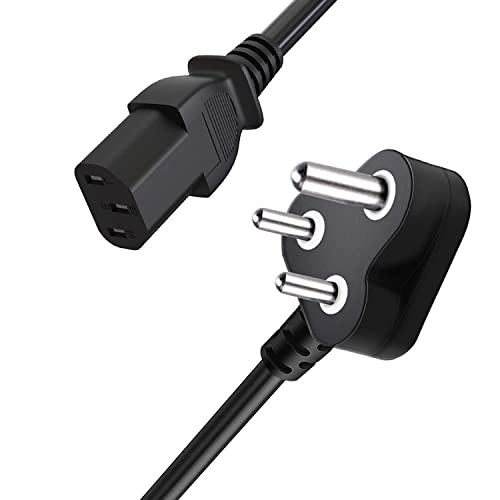 FEDUS .75 Sq mm Copper Wire 5M 16Feet Power Cable for PC, Desktop Computer, Monitor, SMPS, TV, Printer, Power Supply, Kettle Lead 3 pin Replacement IEC Computer Mains Power Cable Cord,1 Year Warranty - Image 1