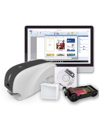 طابعة بطاقات الهوية SMART-31S، ألوان، مقاس A6، اتصال USB، دقة 1200 نقطة لكل بوصة، سرعة 0.23 بطاقة في الدقيقة، سعة 100 بطاقة، طباعة تلقائية على الوجهين، وزن 4 كجم، متوافقة مع أنظمة Windows 10/11 وLinux - pzsku/ZF83F91BB933268DAD6E1Z/45/1745151687/538ba070-c984-4abc-8ee0-340b6b40cd35
