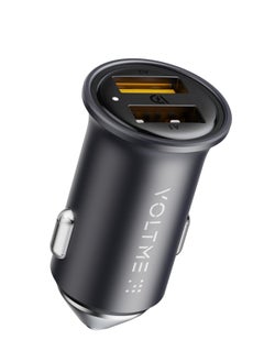 24W(2-USB-A Port)Metallic Blue/Black