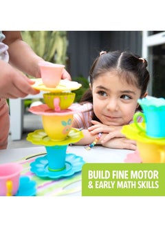 Educational Insights Teacup Pile Up! Relay Game Preschool Board Game Gift For Kids Ages 4+  - Image 4