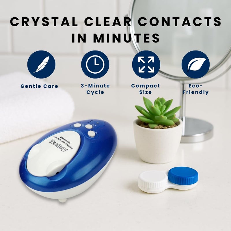 iSONIC Ultrasonic Contact Lens/Ortho-K Lens Cleaner, AC100-240V, 7W - Image 4