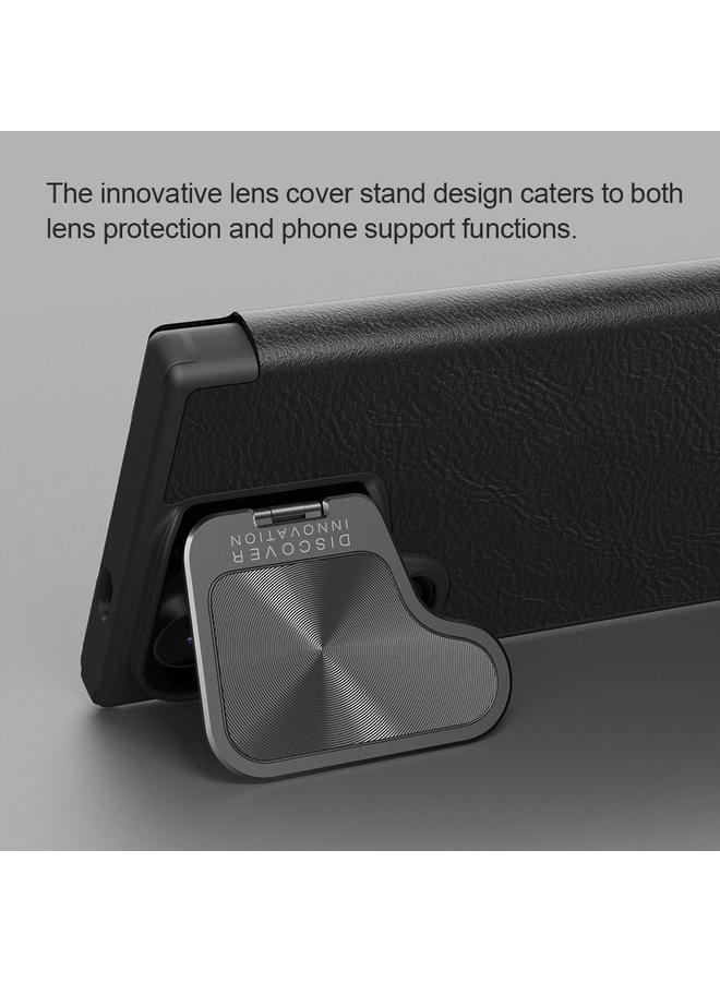 Nillkin Case For Samsung Galaxy S24 Ultra 5G Qin Prop Series Flip Camera Cover Design Leather Phone Case - Image 5
