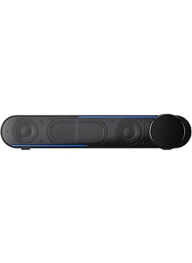 Havit Havit M18 Speaker Updated Version Double Drivers HiFi Bass LED Light USB Power Supply Desktop Speaker Computer Sound Bar
