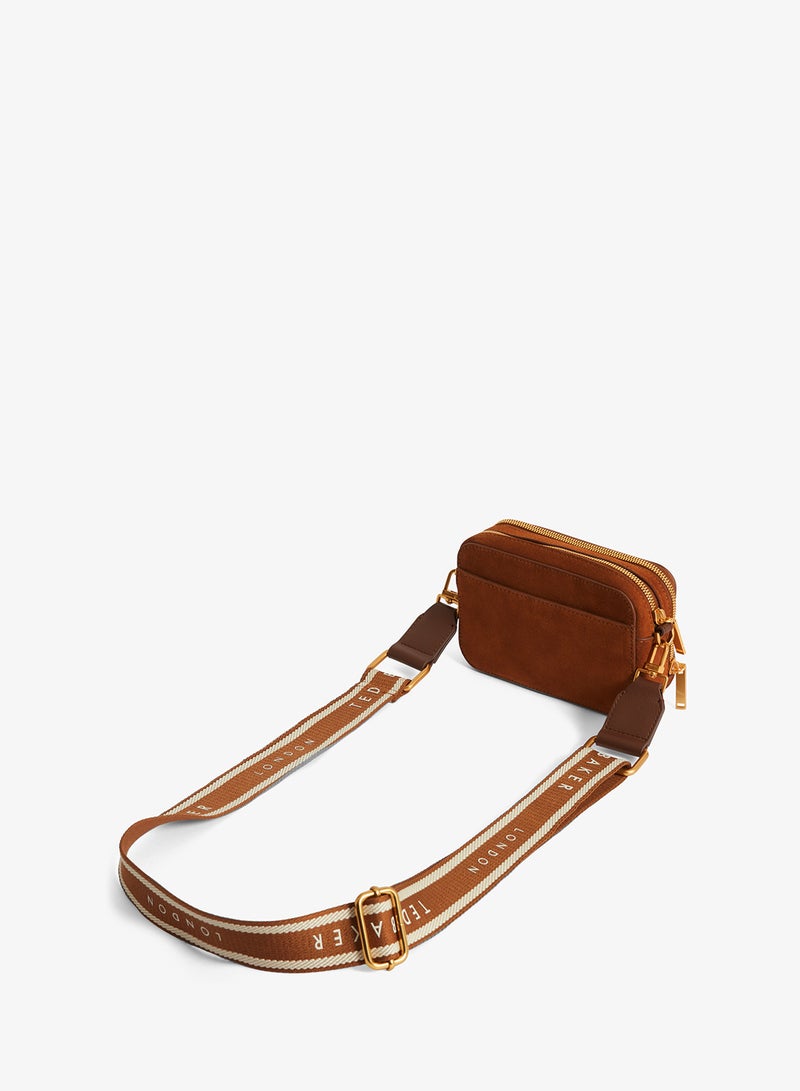 Ted Baker SHAYANN Webbing Suede Crossbody Camera Bag - Image 3