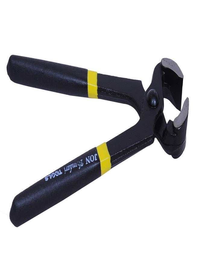 Jon Bhandari Tools 8 inch Carpenter Pincer - Heavy Duty Nail Puller Pliers with Black Coated Finish | Rust-Resistant Hand Tool for Carpentry, Construction, Wood, Craft & DIY - Image 1