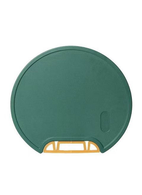 Vertical Double Sided Cutting Board, Non-Slip PE Cutting Board for Kitchen, BPA Free 360 Degree Easy Grip Handle Cutting Board, Reversable Chopping Board for Fruit Meat