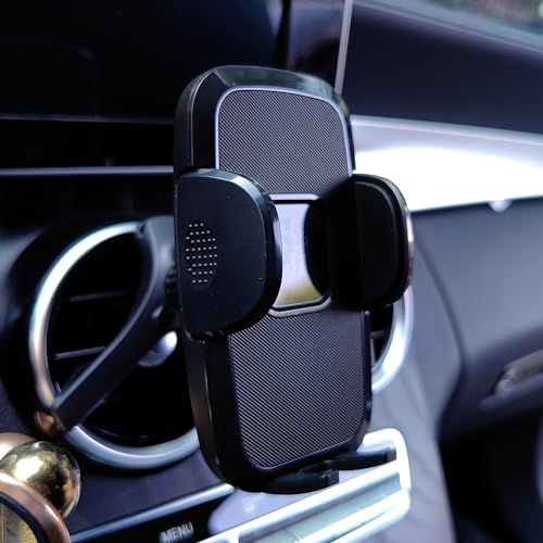 szyuchen Car Cell Phone Holder Mount for Nissan Sentra 2020-2024 Kicks 2016-2024 Pathfinder 2013-2020 Versa 2019-2024 Maxima 2009-2014 Altima 2007-2012 Accessories Circular Air Vents Cellphone Stand - Image 3