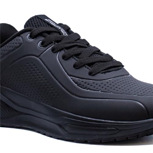 Columbus Sonatina Running Shoes|Walking Shoes| Training & Gym Shoe | Outdoors Shoe for Men Black & Silver (08) - Image 4
