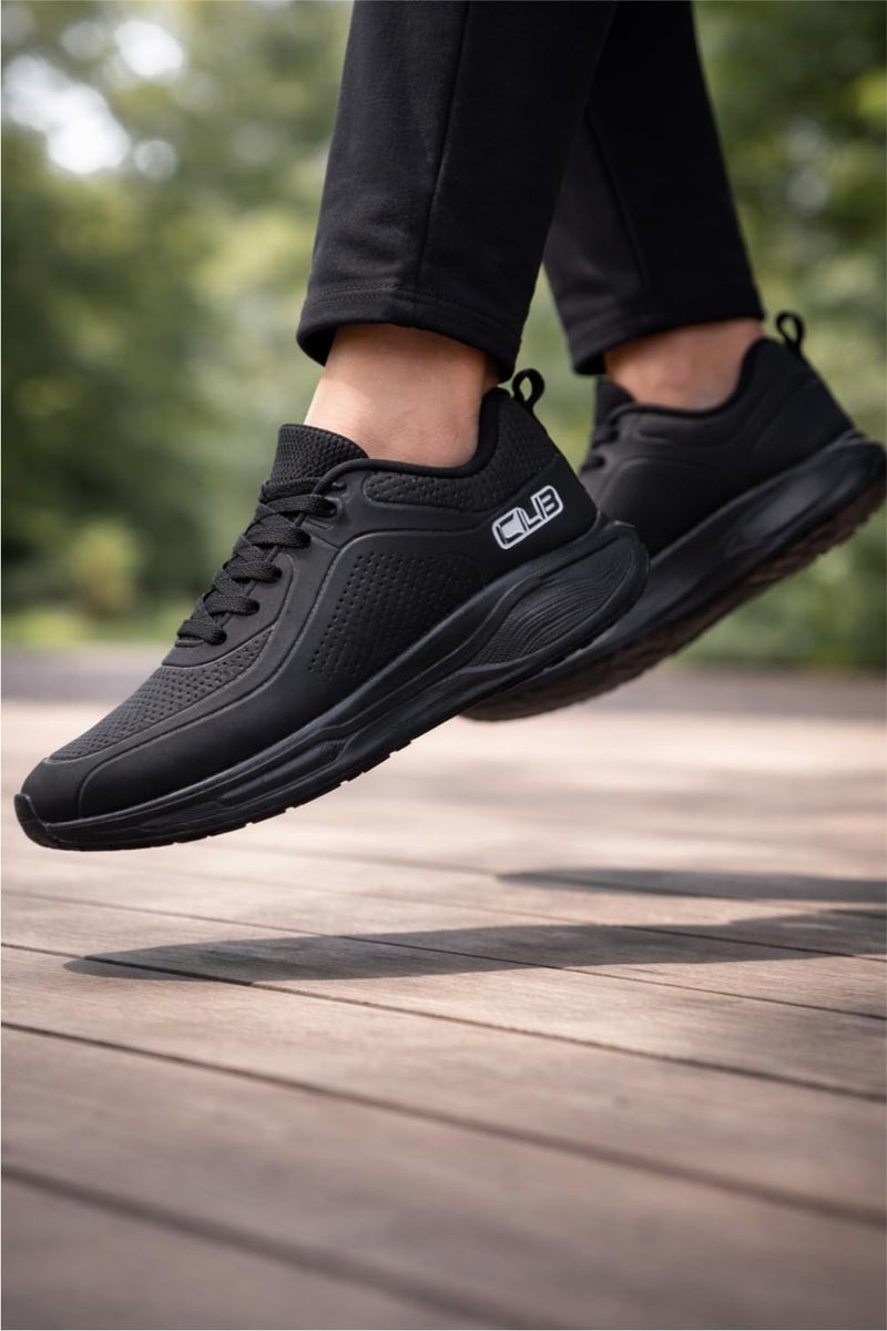 Columbus Sonatina Running Shoes|Walking Shoes| Training & Gym Shoe | Outdoors Shoe for Men Black & Silver (08) - Image 3