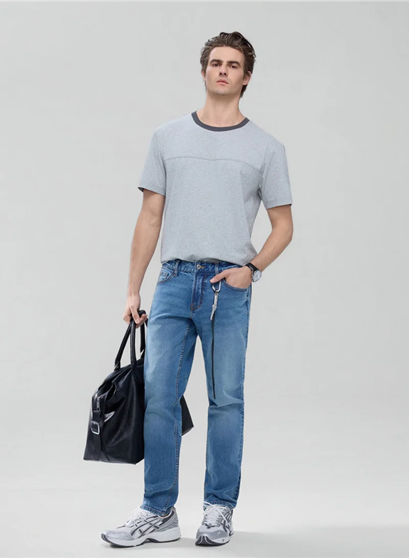 جيوردانو Men’s Skinny Taper Stretch Denim Jeans