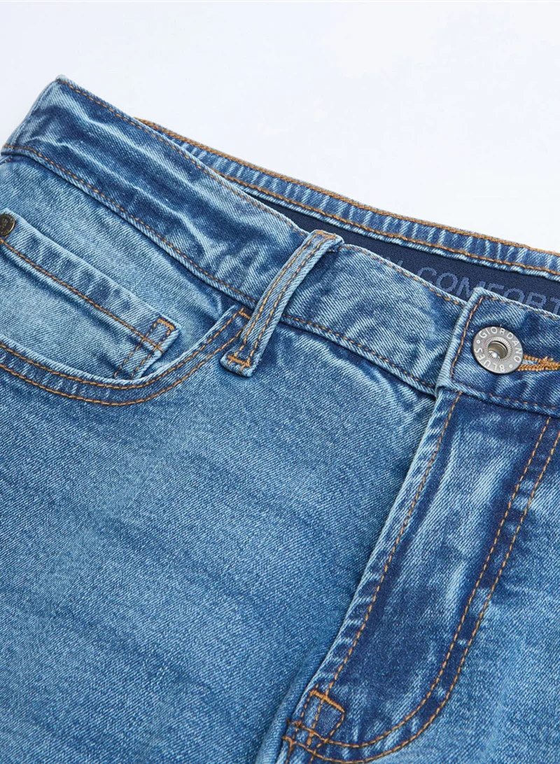 Giordano  Men’s Skinny Taper Stretch Denim Jeans for Men | Best Price UAE