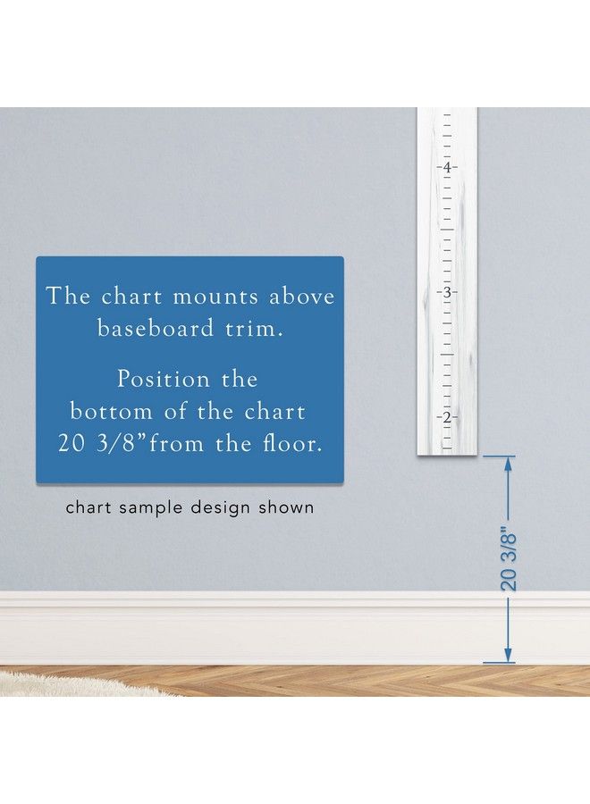 Back40Life Farmhouse Style Wooden Kids Growth Chart Ruler For Boys And Girls (Rustic Brown Wht) - Image 4