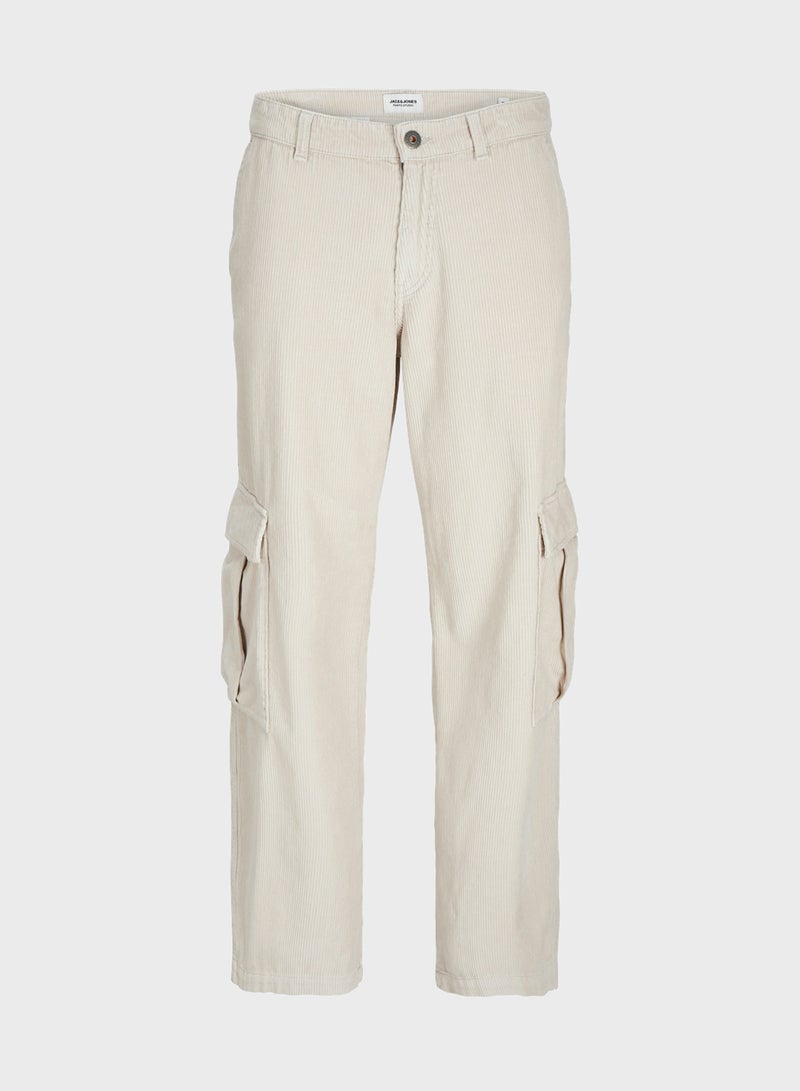 JACK & JONES Essential Carduroy Cargo Pants  - Image 1