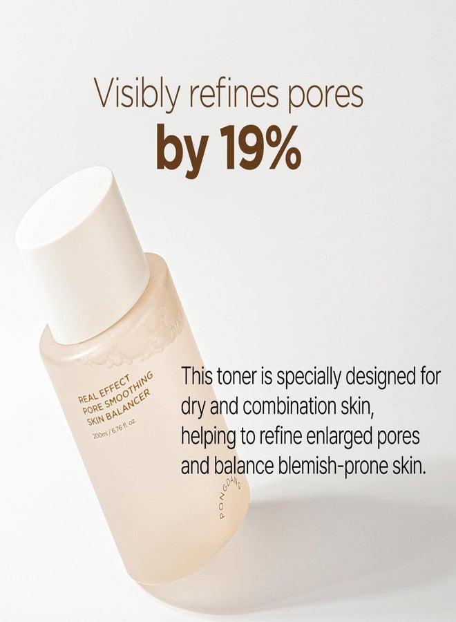 PONGDANG Real Effect Pore Smoothing Skin Balancer 6.76 fl.oz. | Pore-Refining Toner for Smoother-Looking Skin | Helps Improve The Look of Enlarged & Uneven Pores | Korean Skin Care - Image 3