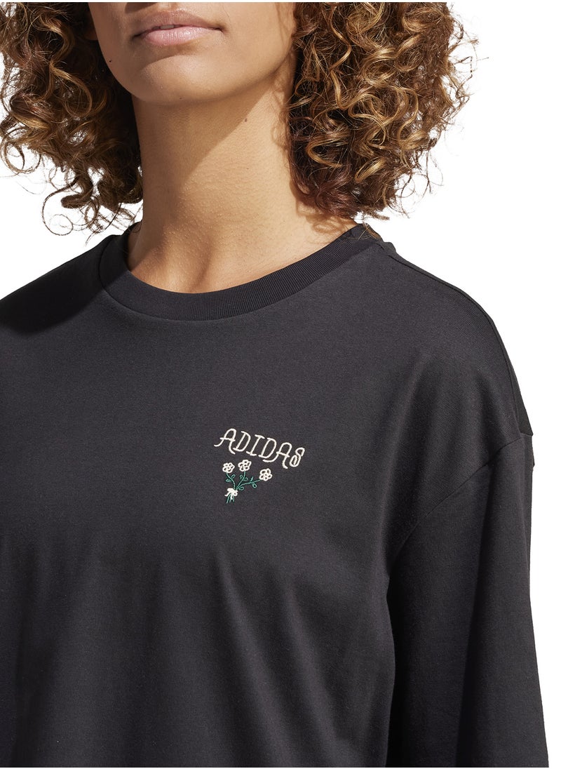 Adidas - Lounge Mini Graphic T-Shirt - Image 1