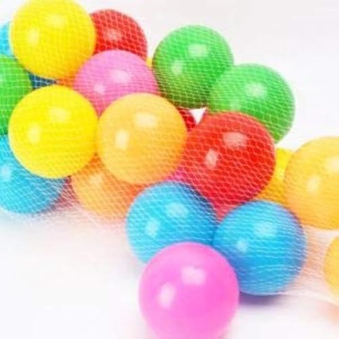 HR Kid's Plastic Play Balls (5.5cm, 50 Pieces, Multicolor) - Image 3