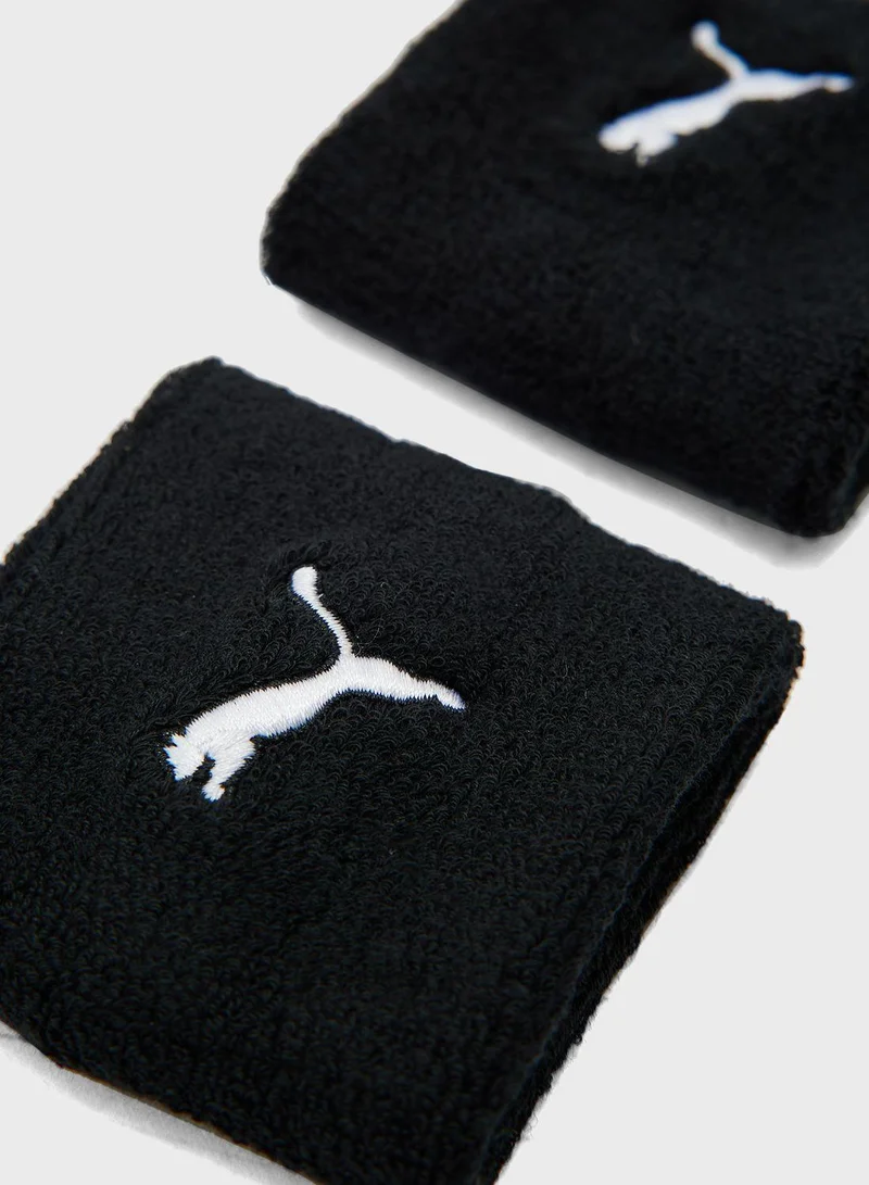 Puma Black Training Essential Core Wristband for Men | Best Price UAE