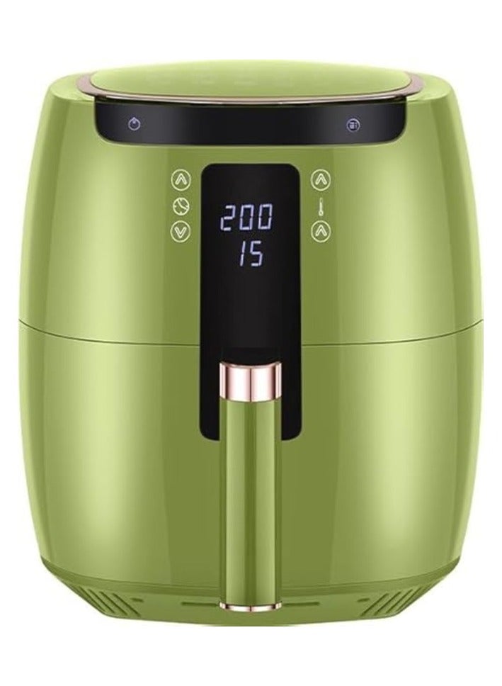 Swiss Pro+ Digital Air Fryer without Fat - Stainless Steel - Green- 7L - 1750W